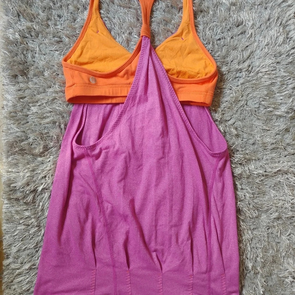 LULULEMON Women Pink PRACTICE FREELY Tank 4 - Picture 3 of 5